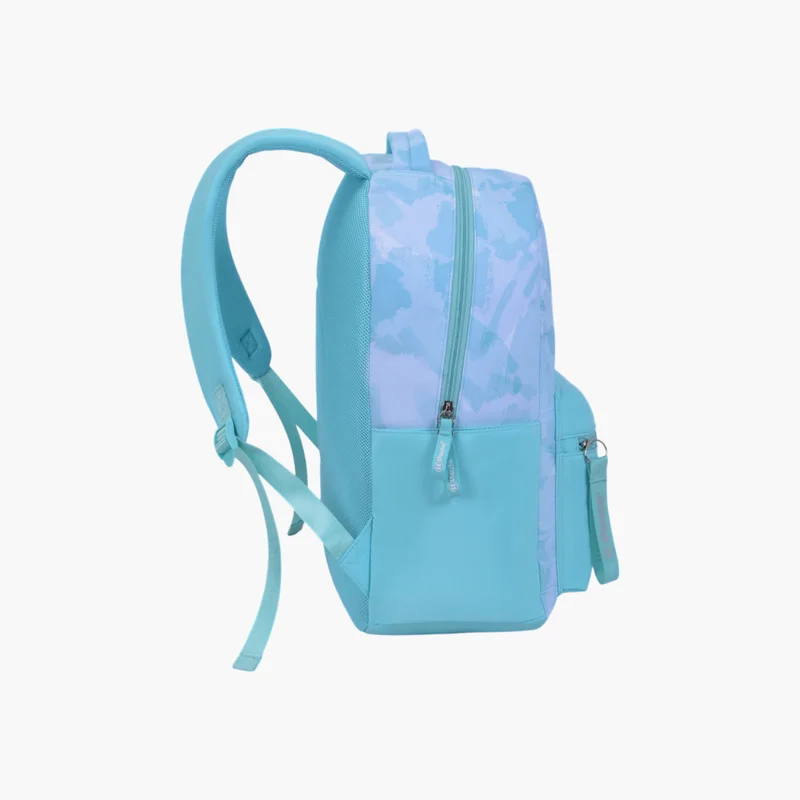 PAUSE Printed Backpack in Light Blue for Kids